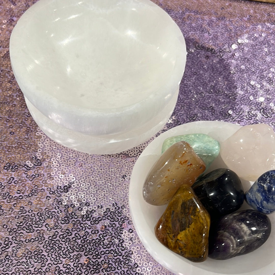 Selenite Bowls
