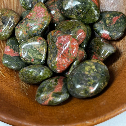 Tumbled Unakite Jasper