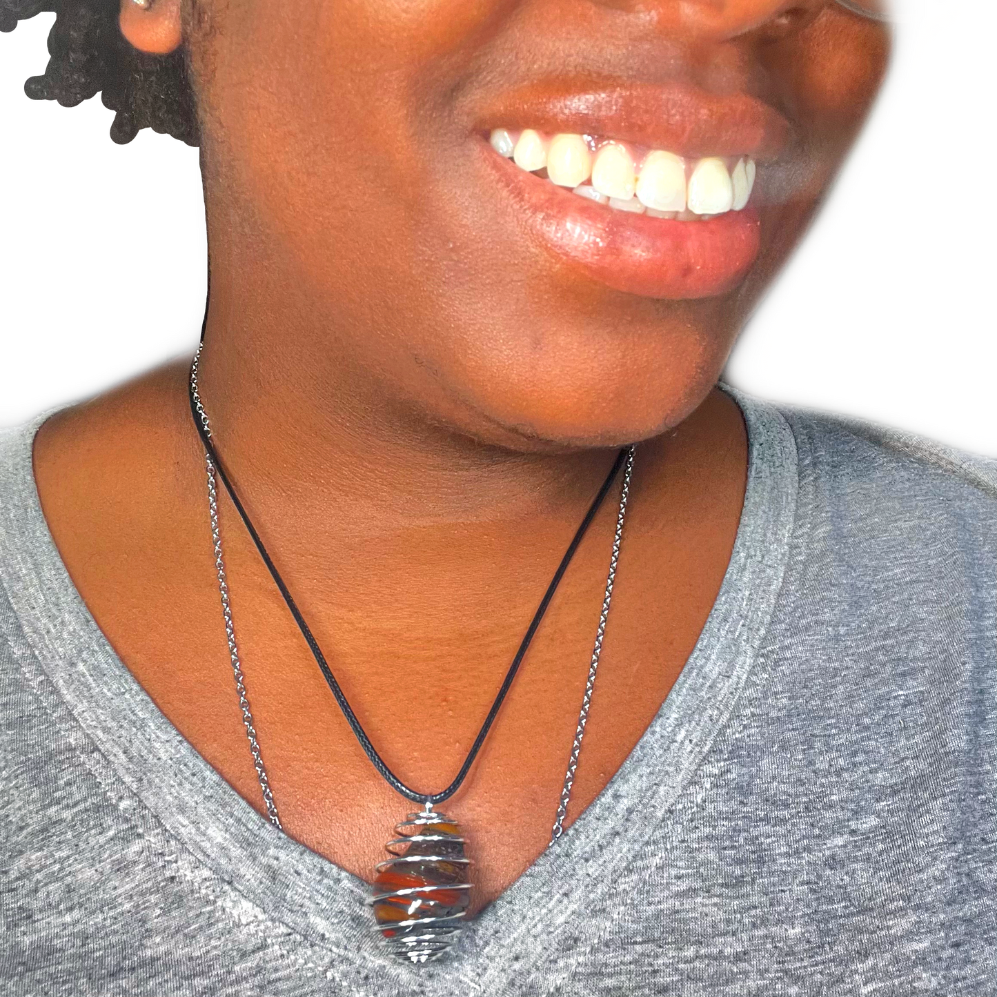 Wire Cage With Jewelry Cord