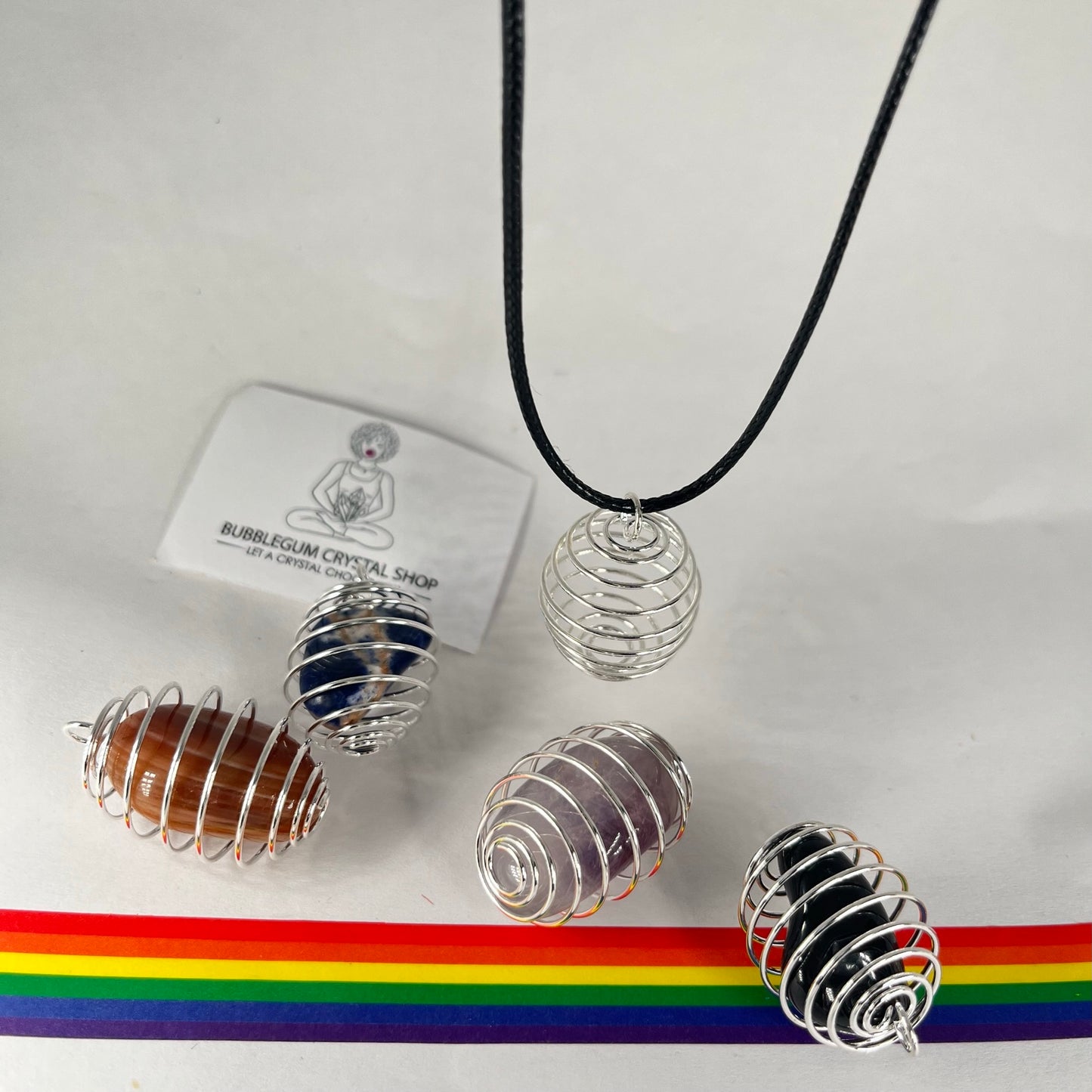 Wire Cage With Jewelry Cord