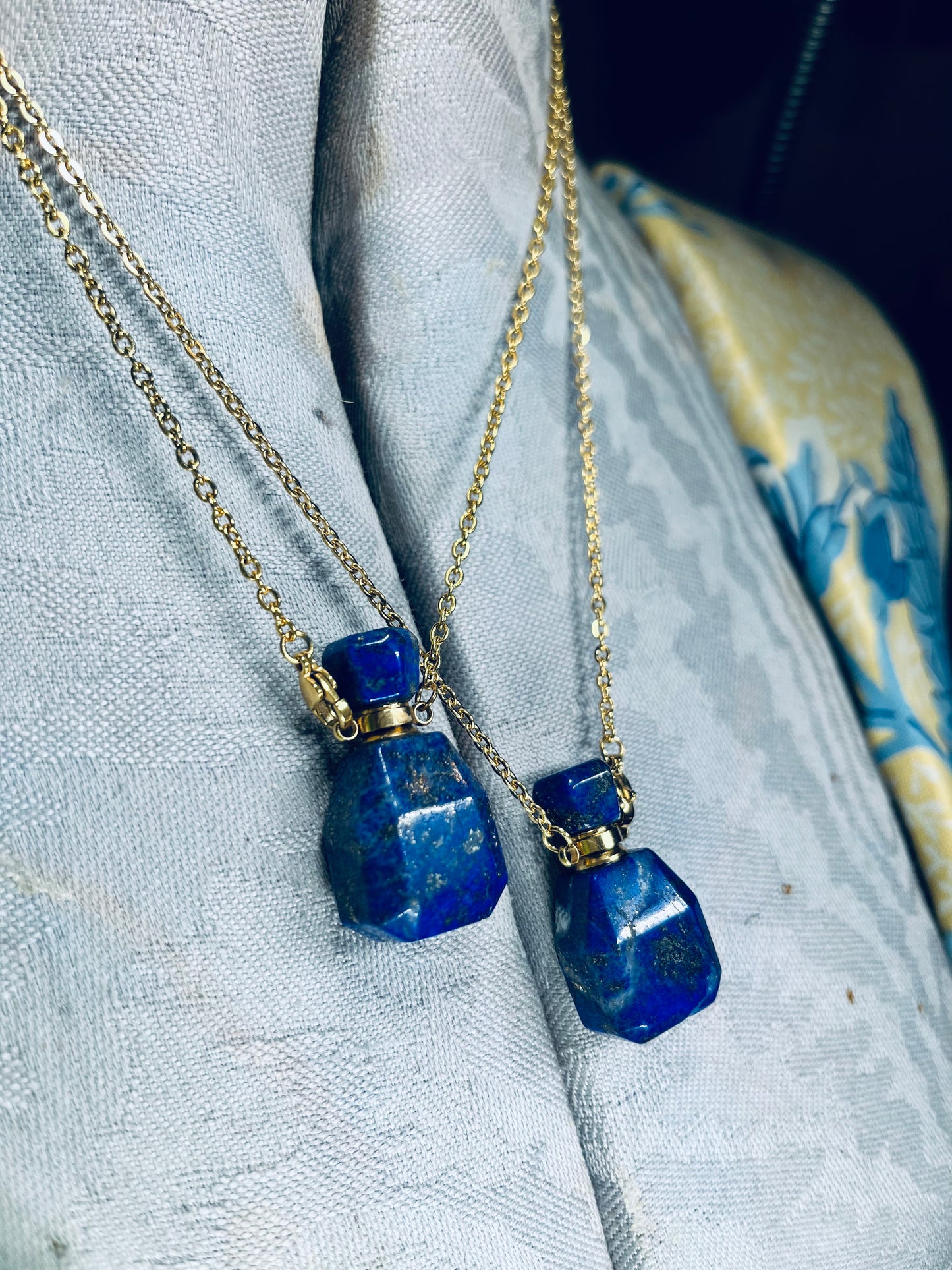Crystal Perfume Necklace & Oil