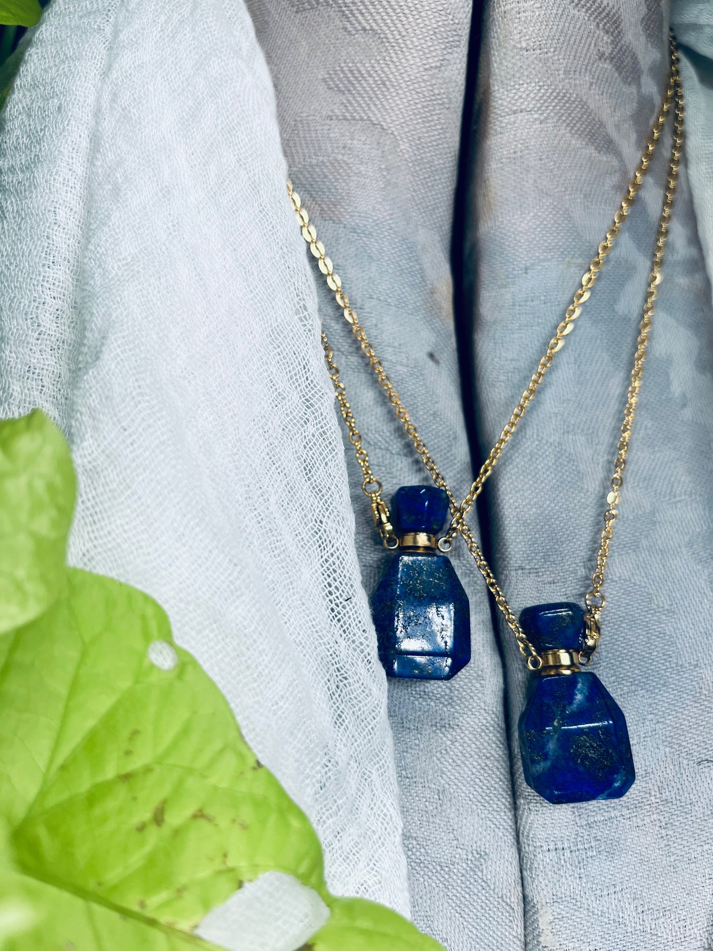 Crystal Perfume Necklace & Oil