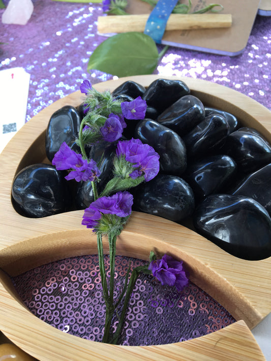 Tumbled Black Onyx