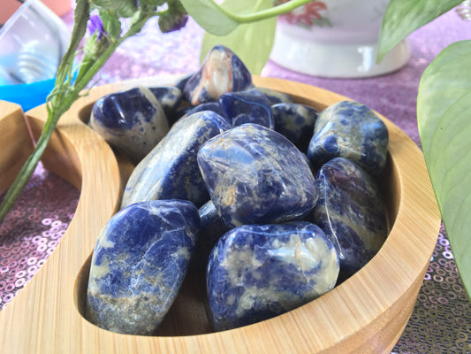 Tumbled Sodalite