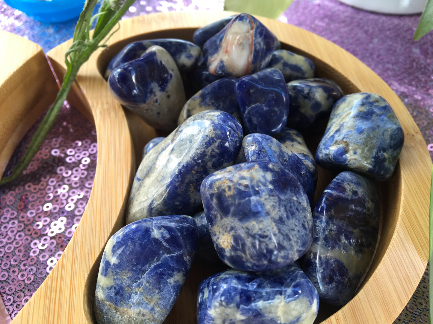 Tumbled Sodalite