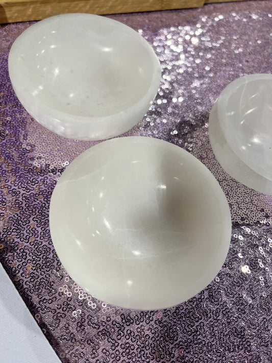 Selenite Bowls