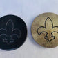 Fleur De Lis Carved Disks Set