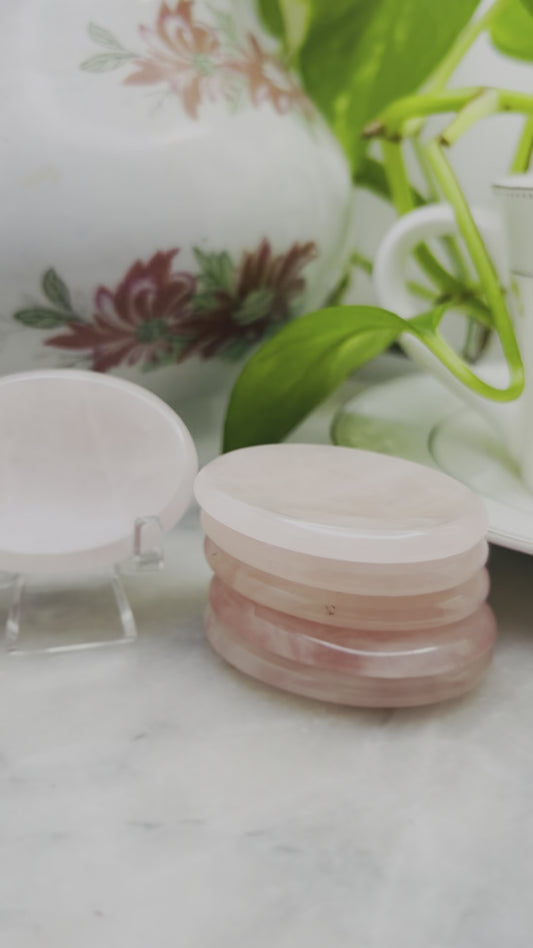 Rose Quartz Worry Stone
