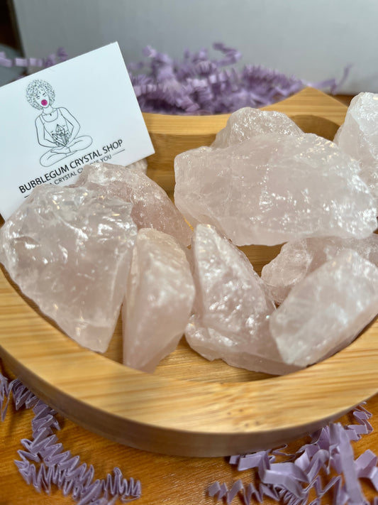 Raw Rose Quartz