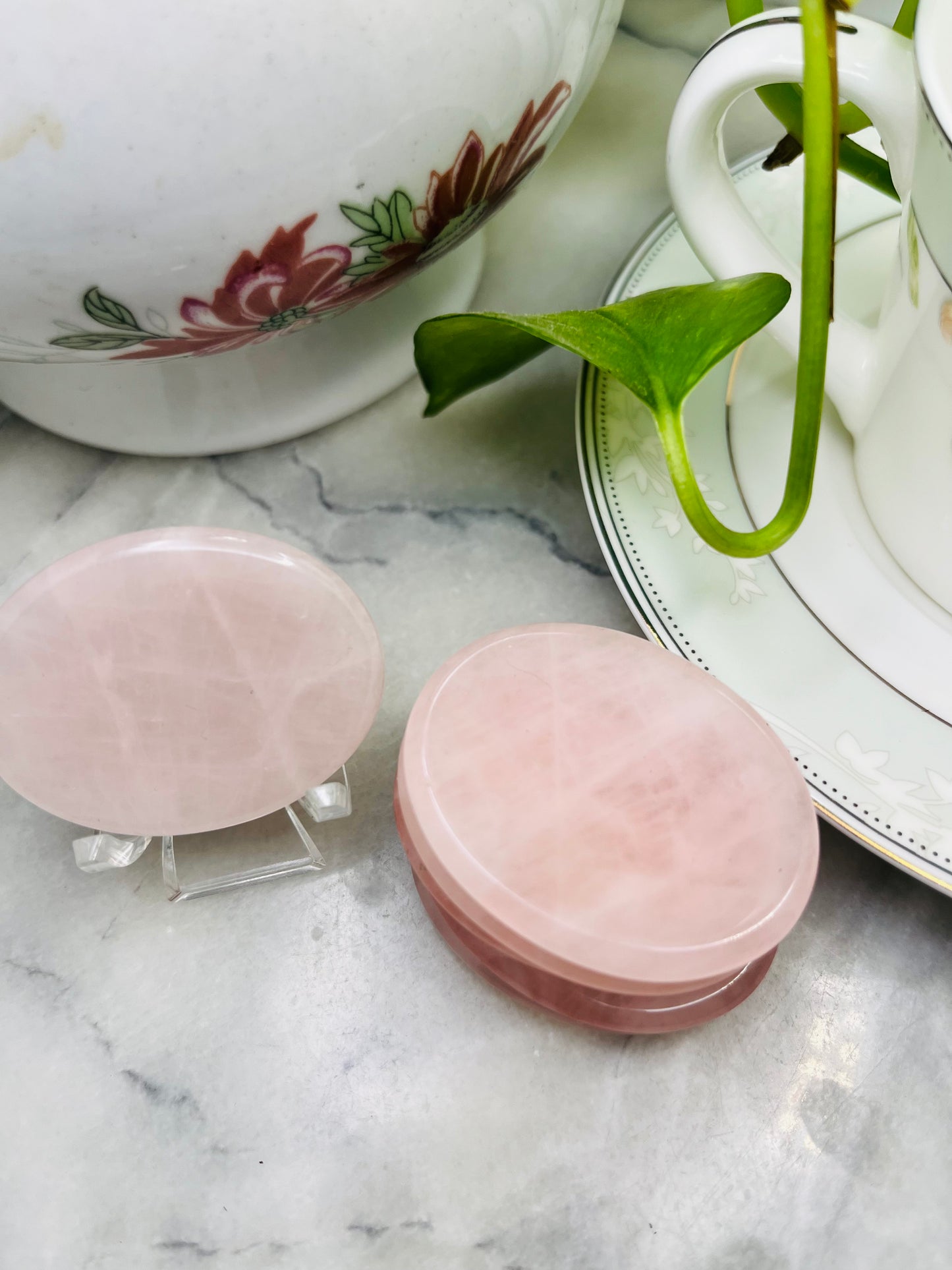 Rose Quartz Worry Stone