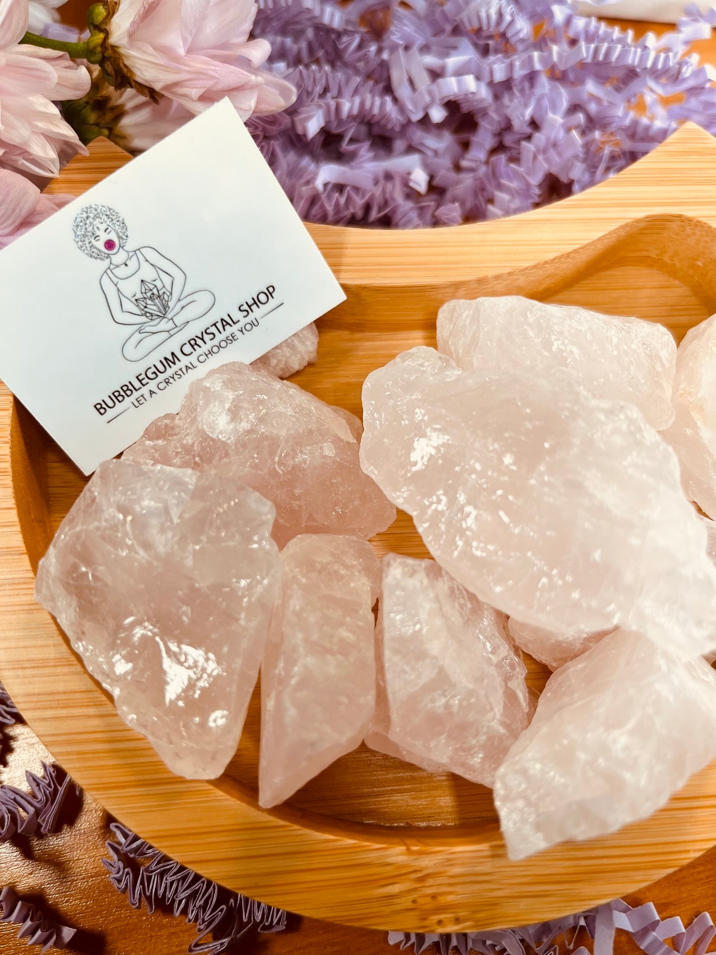 Raw Rose Quartz