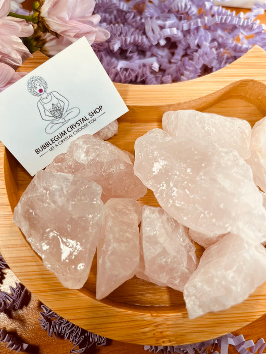 Raw Rose Quartz