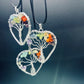 Tree of Life Heart Pendant Necklace