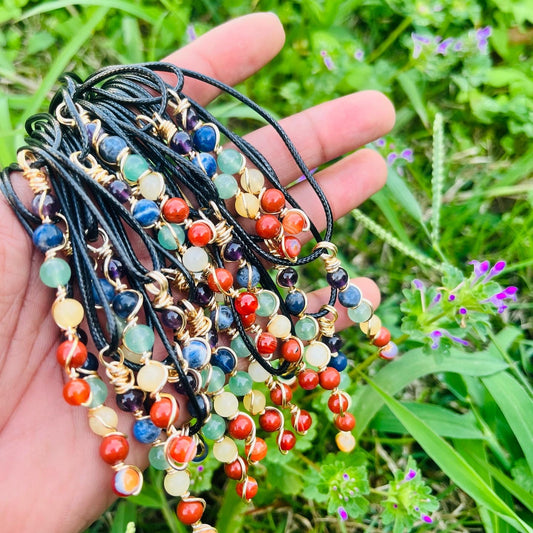 Six Beaded Rainbow 🌈 Necklace