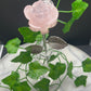 Rose Quartz Carved Rose