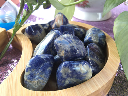 Tumbled Sodalite