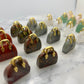 Carved Crystal Purses