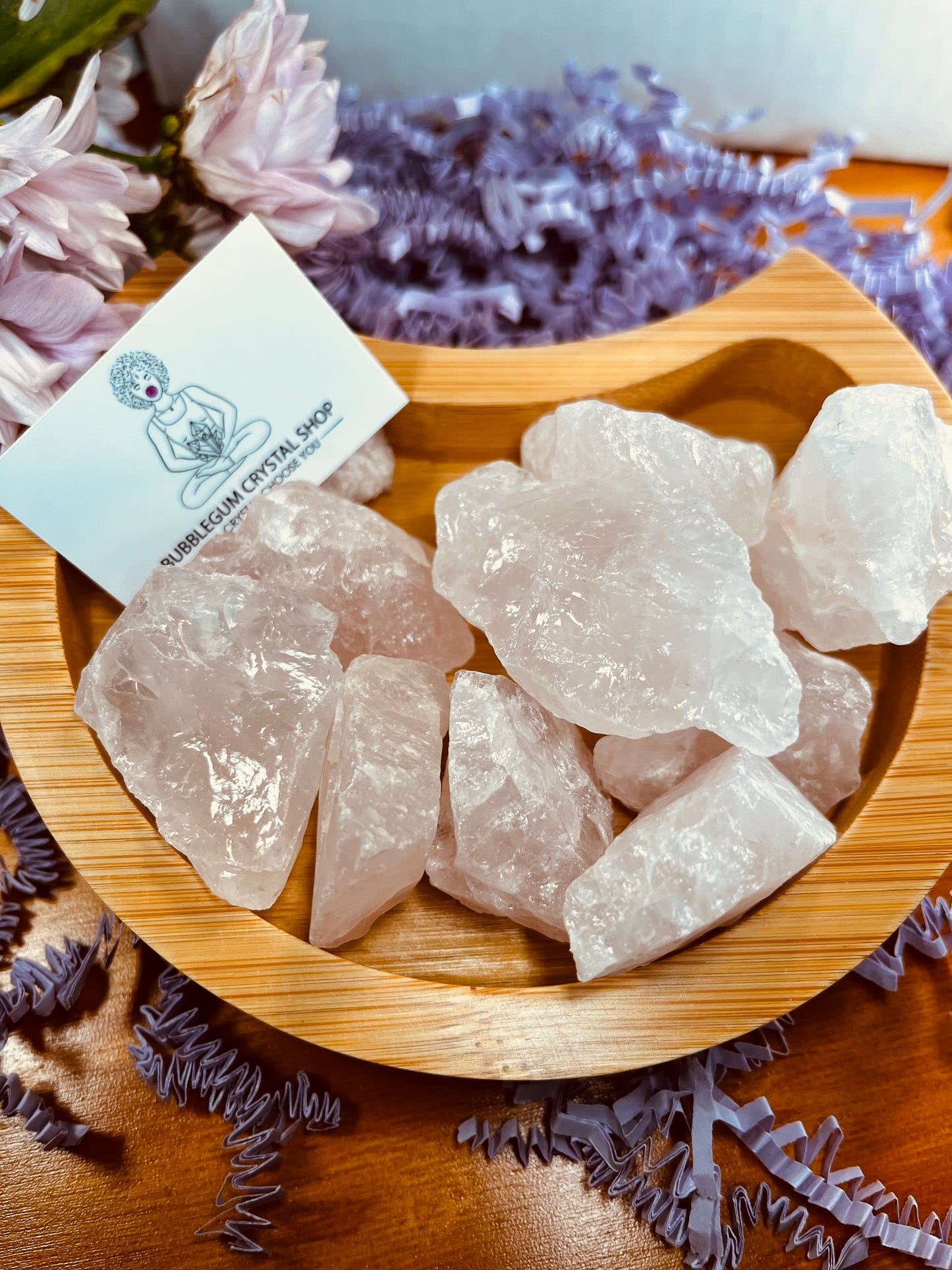 Raw Rose Quartz