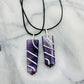 Flat Wrapped Crystal Necklace